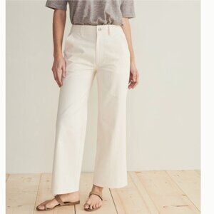 Jenni Kayne Wide Leg Pant in Natural SZ 4